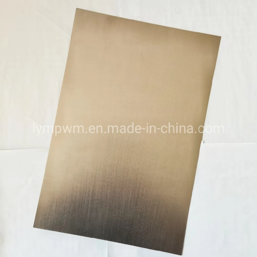High Quality Pure Tungsten Foil Thickness 0.8mm in Hot Sale
