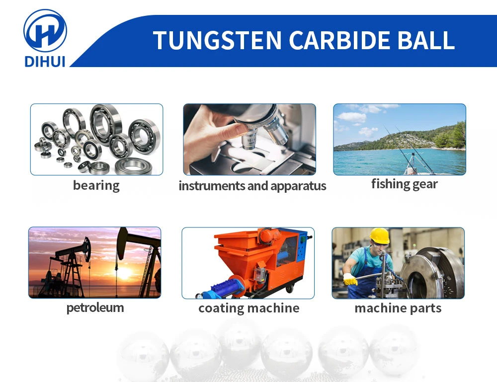 Yg6 G20 Size 9.5 Tungsten Carbide Ball Cemented Carbide Shot for Bearing