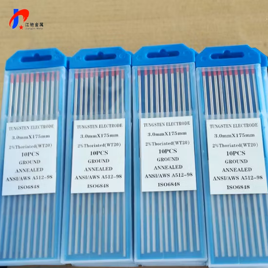 Wt20 Thoriated Tungsten Electrode for TIG Welding 1.6*150mm