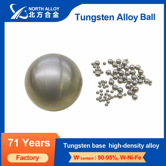 Dia 1~100mm Tungsten Heavy Alloy Sphere
