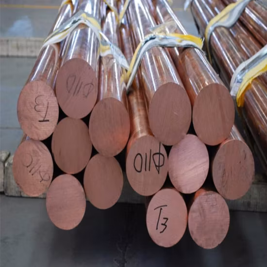 5mm 6mm 7mm 8mm 10mm TIG Pure Tungsten Copper Bar C10200 C11000 Brass Rod Round/Flat/Square Bar